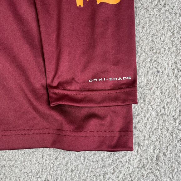 Columbia Virginia Tech Hokies Shirt Mens Large Long Sleeve PFG Omni Shade - Picture 3 of 12